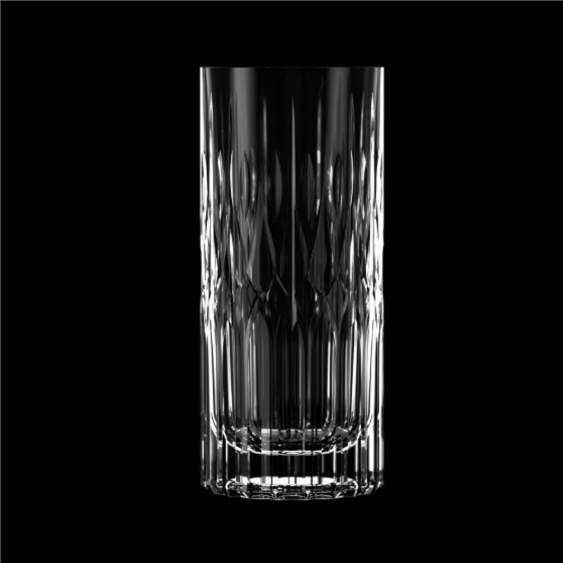 Lucaris Opulence Ruby Highball Glass Set - 350ml, Premium Red Crystal (Set of 6) - Image 4